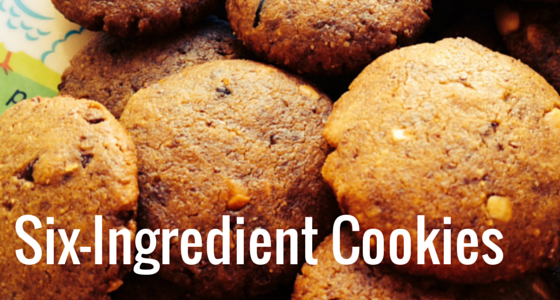 Six-Ingredient Cookies – One Bowl, One Fork Six-Ingredient Cookies – One Bowl, One Fork